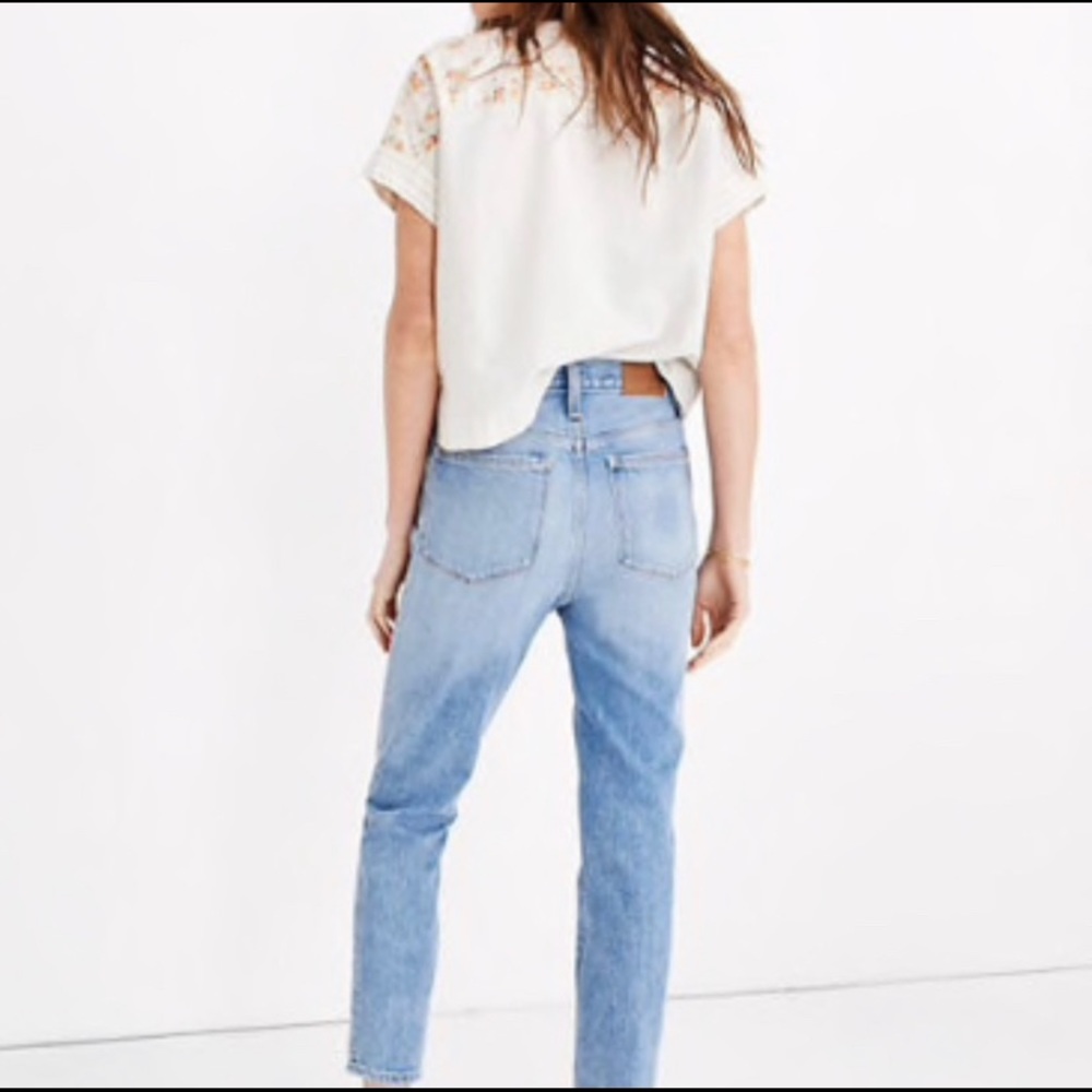 Madewell Mom Jean size 28